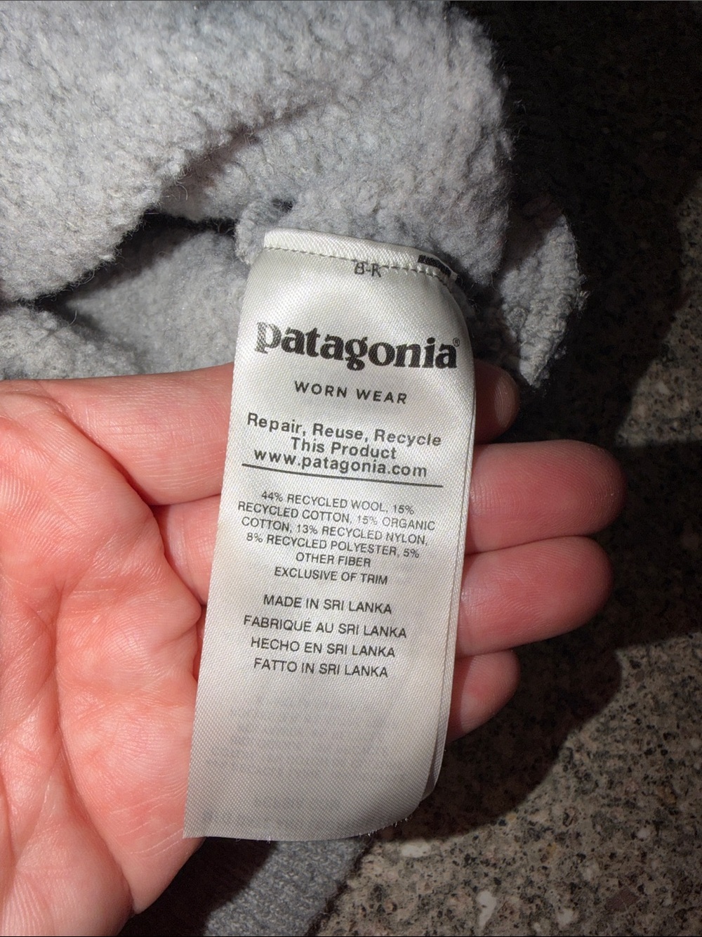 Patagonia Wool Blend Half-Zip Pullover Cowl Neck Sweater - Picture 4 of 5